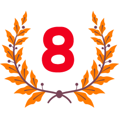 rank 8